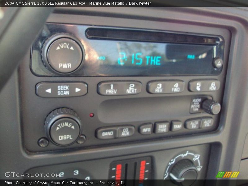 Marine Blue Metallic / Dark Pewter 2004 GMC Sierra 1500 SLE Regular Cab 4x4