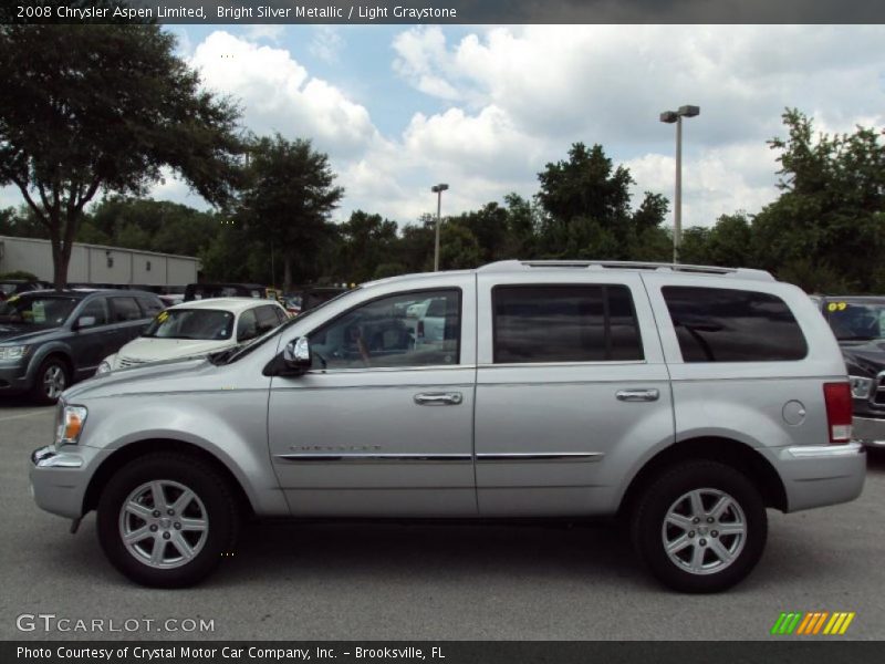 Bright Silver Metallic / Light Graystone 2008 Chrysler Aspen Limited