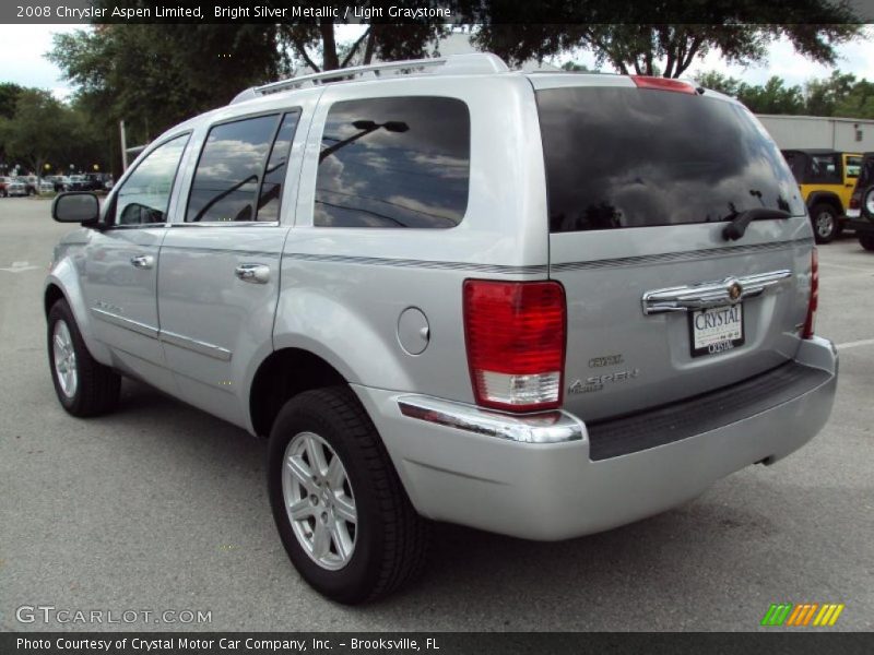 Bright Silver Metallic / Light Graystone 2008 Chrysler Aspen Limited