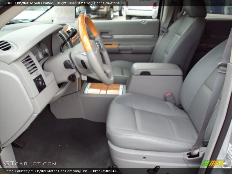 Bright Silver Metallic / Light Graystone 2008 Chrysler Aspen Limited