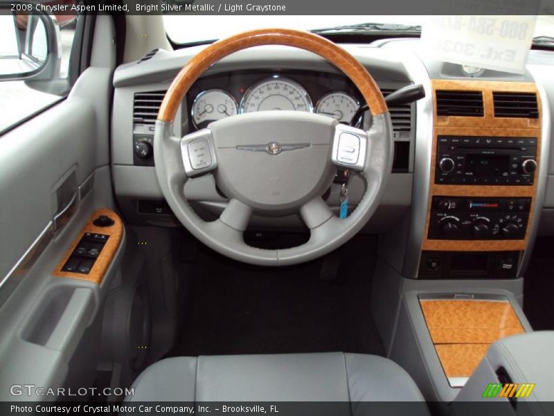 Bright Silver Metallic / Light Graystone 2008 Chrysler Aspen Limited