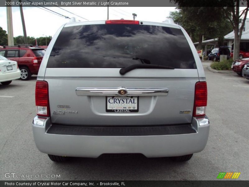 Bright Silver Metallic / Light Graystone 2008 Chrysler Aspen Limited