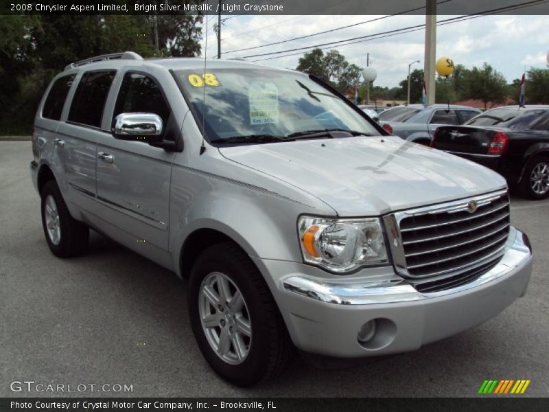 Bright Silver Metallic / Light Graystone 2008 Chrysler Aspen Limited