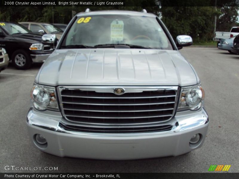 Bright Silver Metallic / Light Graystone 2008 Chrysler Aspen Limited