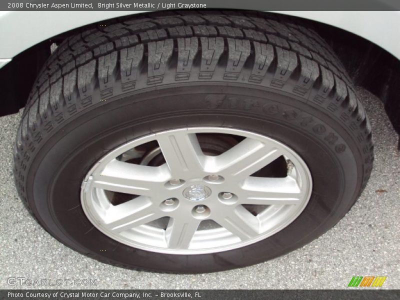 Bright Silver Metallic / Light Graystone 2008 Chrysler Aspen Limited