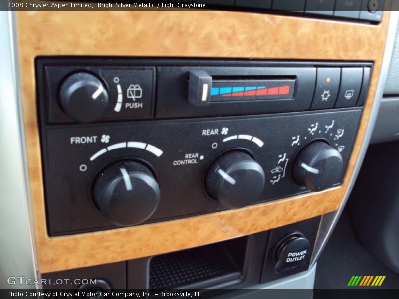 Bright Silver Metallic / Light Graystone 2008 Chrysler Aspen Limited