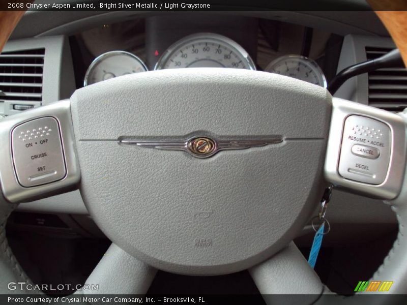Bright Silver Metallic / Light Graystone 2008 Chrysler Aspen Limited
