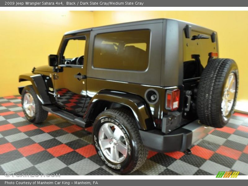 Black / Dark Slate Gray/Medium Slate Gray 2009 Jeep Wrangler Sahara 4x4