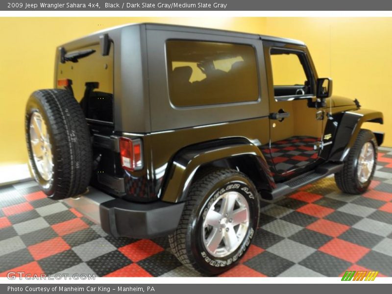 Black / Dark Slate Gray/Medium Slate Gray 2009 Jeep Wrangler Sahara 4x4