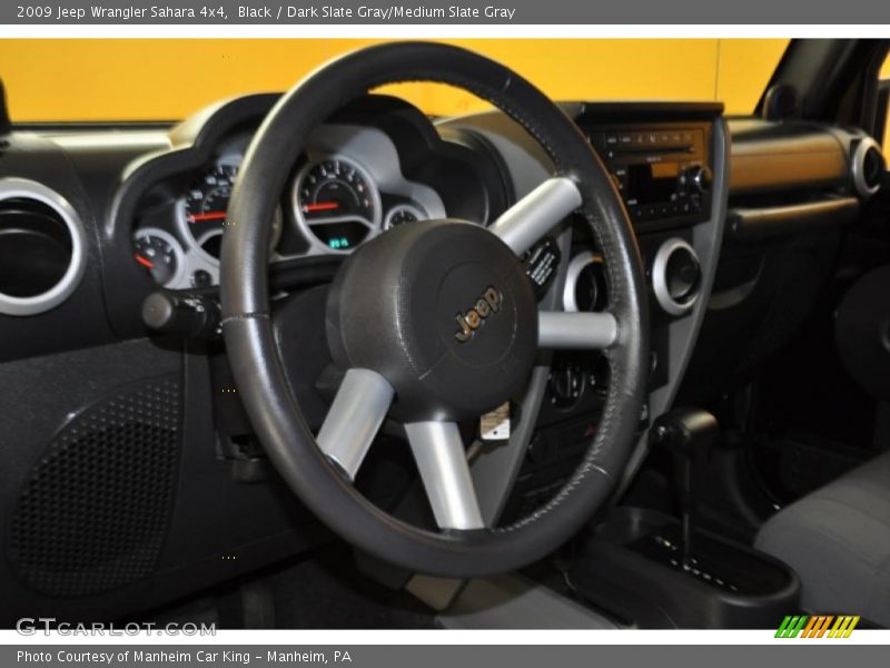 Black / Dark Slate Gray/Medium Slate Gray 2009 Jeep Wrangler Sahara 4x4