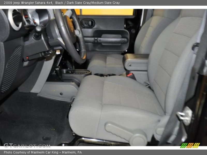 Black / Dark Slate Gray/Medium Slate Gray 2009 Jeep Wrangler Sahara 4x4