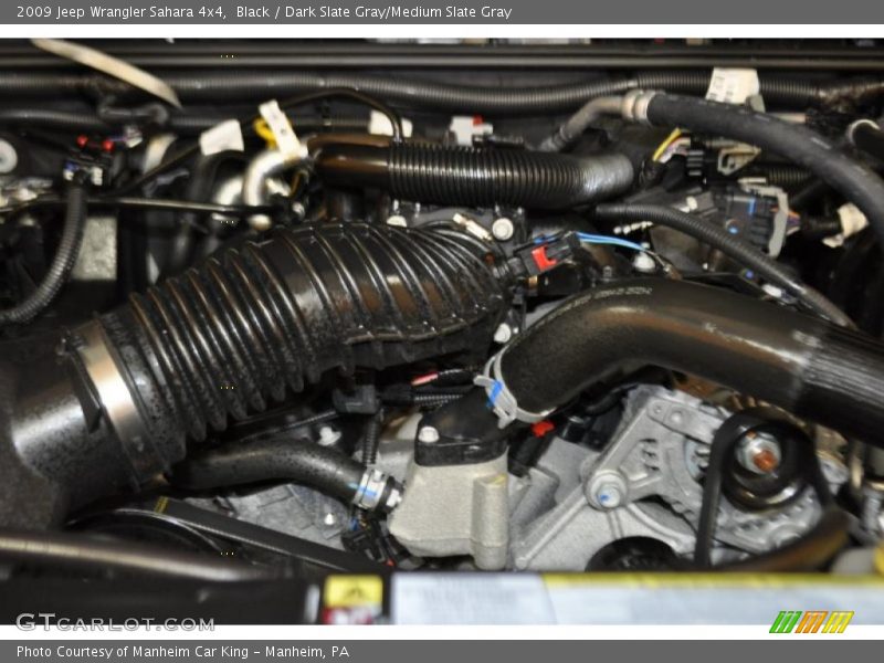 Black / Dark Slate Gray/Medium Slate Gray 2009 Jeep Wrangler Sahara 4x4