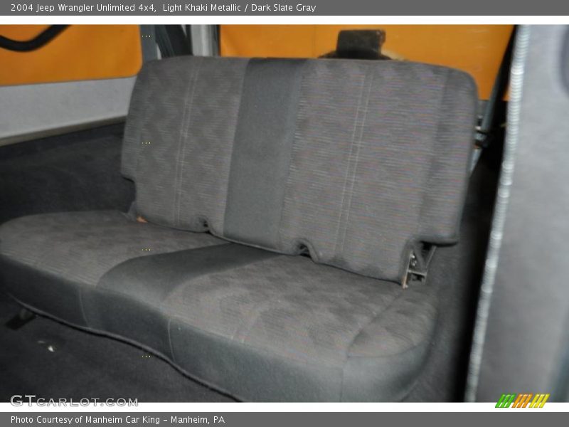 Light Khaki Metallic / Dark Slate Gray 2004 Jeep Wrangler Unlimited 4x4