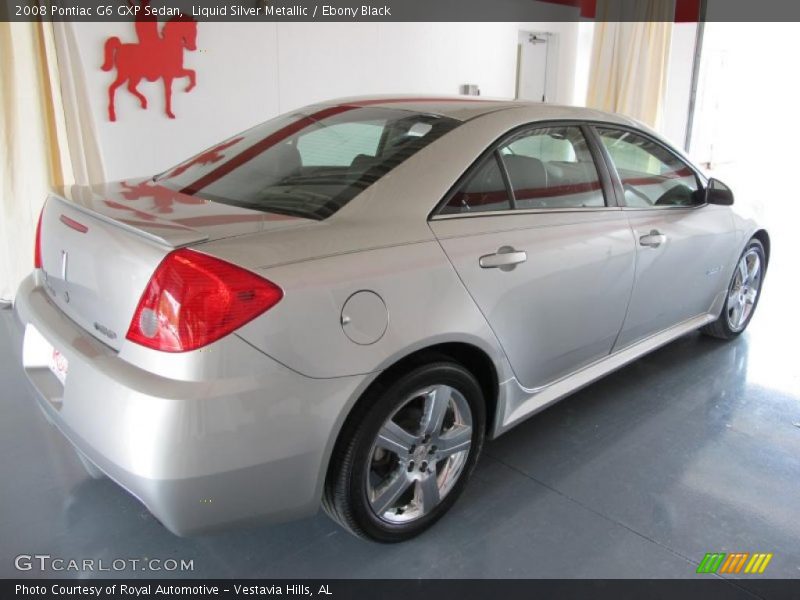Liquid Silver Metallic / Ebony Black 2008 Pontiac G6 GXP Sedan