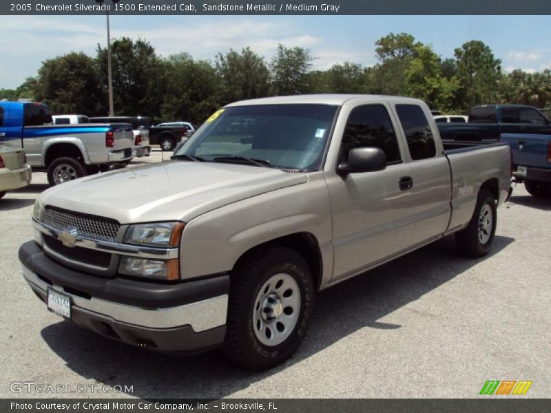 Sandstone Metallic / Medium Gray 2005 Chevrolet Silverado 1500 Extended Cab
