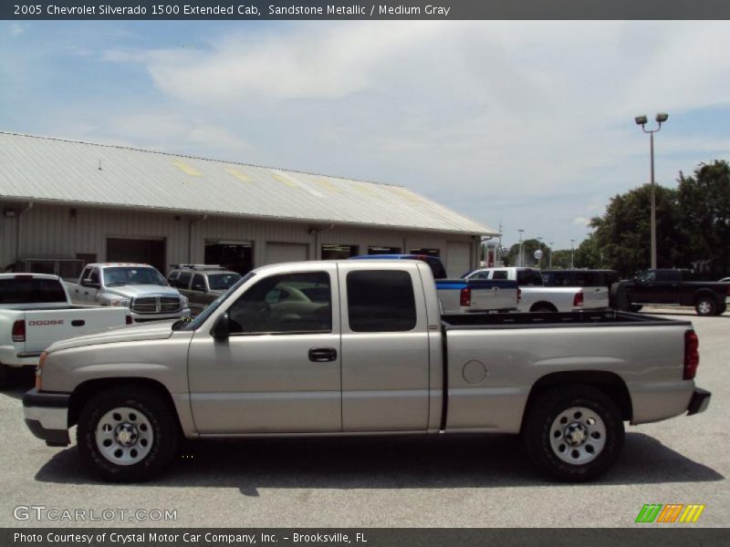Sandstone Metallic / Medium Gray 2005 Chevrolet Silverado 1500 Extended Cab