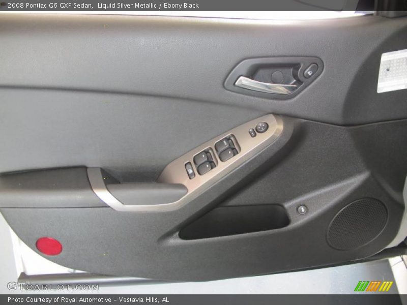 Liquid Silver Metallic / Ebony Black 2008 Pontiac G6 GXP Sedan