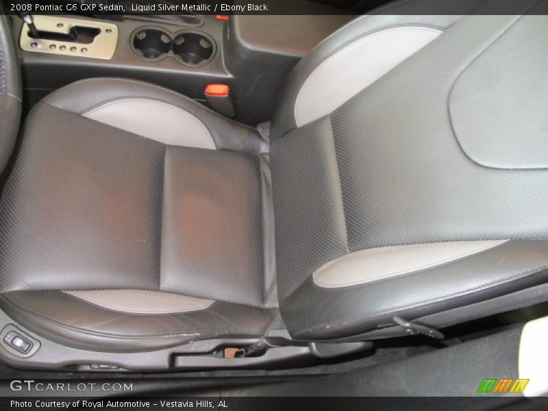 Liquid Silver Metallic / Ebony Black 2008 Pontiac G6 GXP Sedan