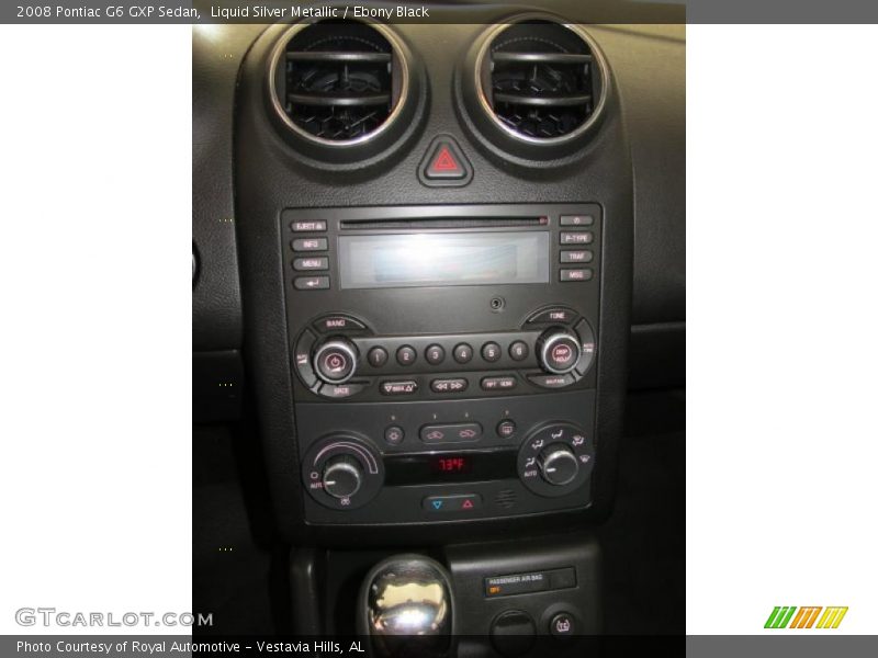 Liquid Silver Metallic / Ebony Black 2008 Pontiac G6 GXP Sedan