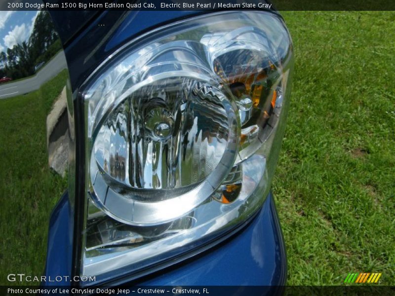 Electric Blue Pearl / Medium Slate Gray 2008 Dodge Ram 1500 Big Horn Edition Quad Cab