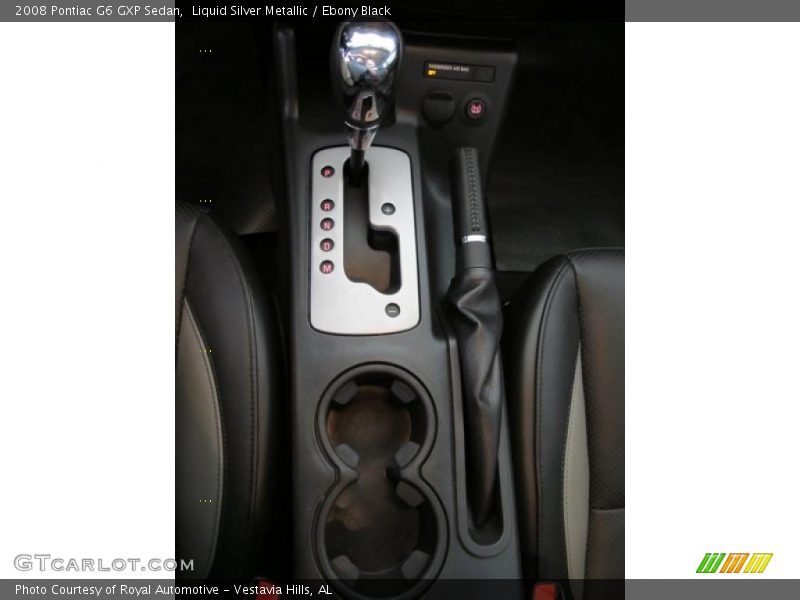 Liquid Silver Metallic / Ebony Black 2008 Pontiac G6 GXP Sedan