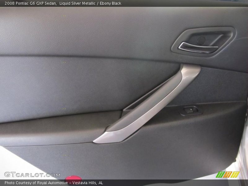 Liquid Silver Metallic / Ebony Black 2008 Pontiac G6 GXP Sedan
