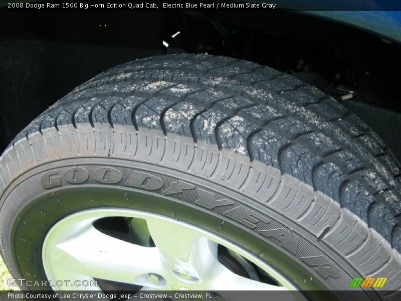 Electric Blue Pearl / Medium Slate Gray 2008 Dodge Ram 1500 Big Horn Edition Quad Cab