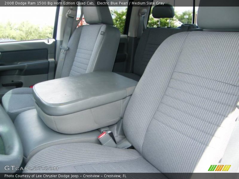 Electric Blue Pearl / Medium Slate Gray 2008 Dodge Ram 1500 Big Horn Edition Quad Cab