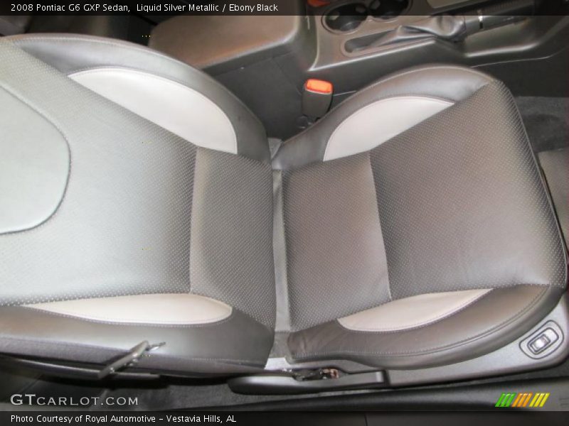 Liquid Silver Metallic / Ebony Black 2008 Pontiac G6 GXP Sedan