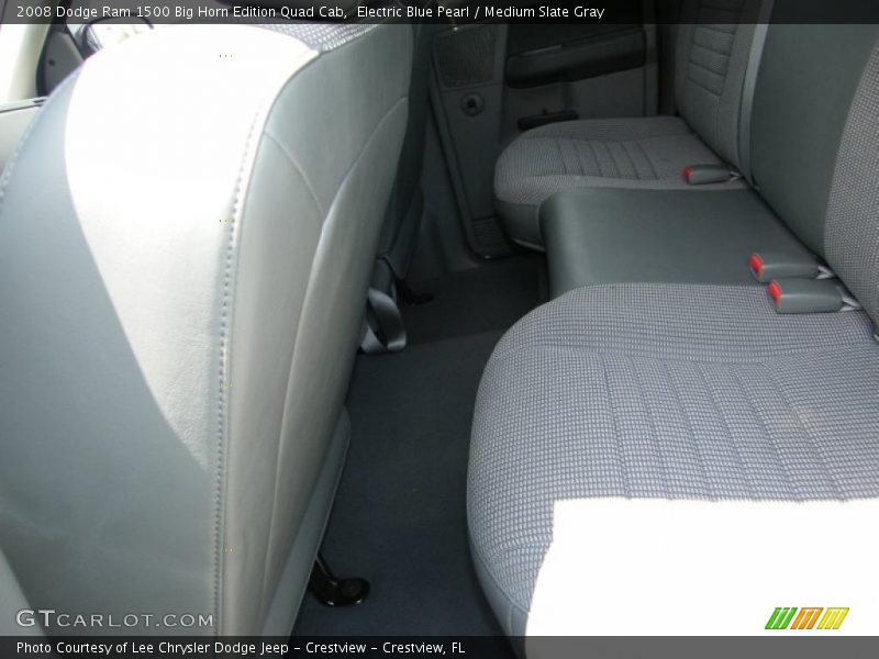 Electric Blue Pearl / Medium Slate Gray 2008 Dodge Ram 1500 Big Horn Edition Quad Cab