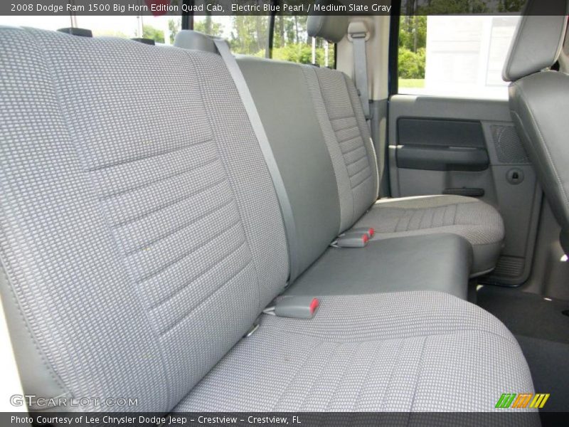 Electric Blue Pearl / Medium Slate Gray 2008 Dodge Ram 1500 Big Horn Edition Quad Cab