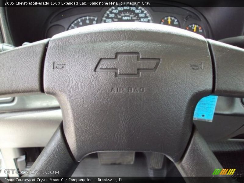 Sandstone Metallic / Medium Gray 2005 Chevrolet Silverado 1500 Extended Cab