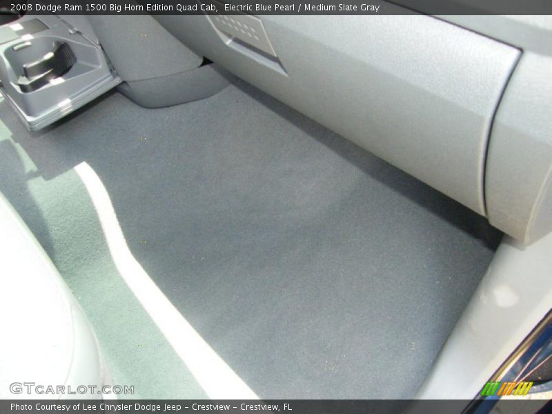 Electric Blue Pearl / Medium Slate Gray 2008 Dodge Ram 1500 Big Horn Edition Quad Cab