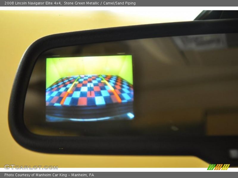 Stone Green Metallic / Camel/Sand Piping 2008 Lincoln Navigator Elite 4x4