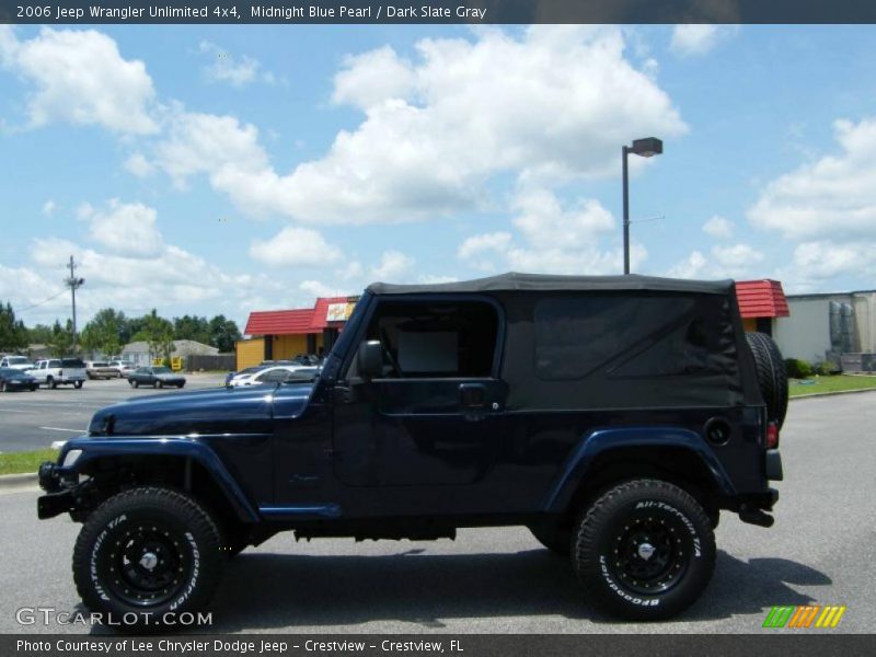 Midnight Blue Pearl / Dark Slate Gray 2006 Jeep Wrangler Unlimited 4x4
