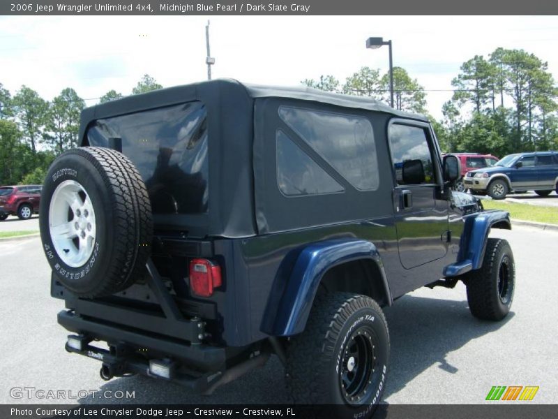 Midnight Blue Pearl / Dark Slate Gray 2006 Jeep Wrangler Unlimited 4x4