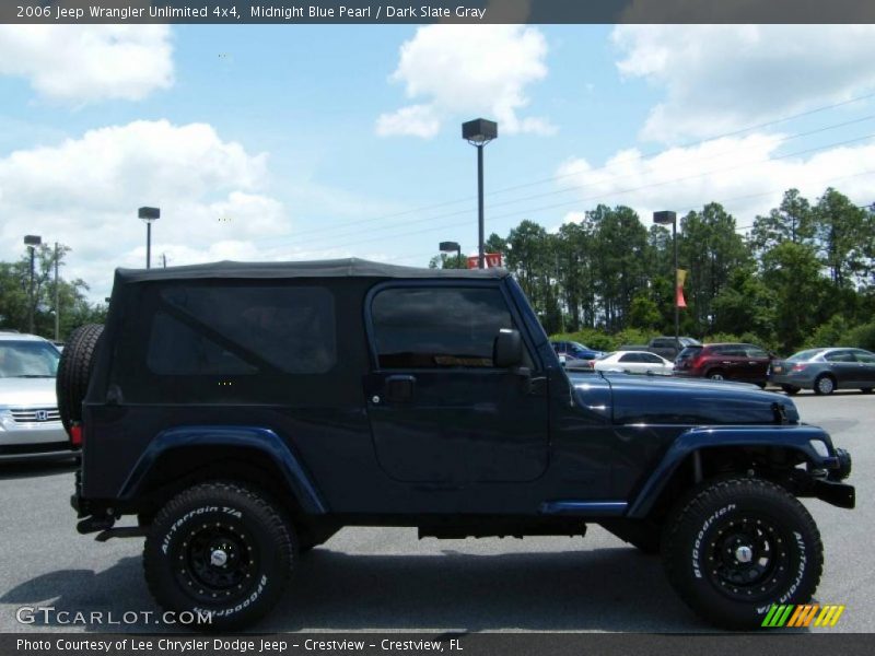 Midnight Blue Pearl / Dark Slate Gray 2006 Jeep Wrangler Unlimited 4x4