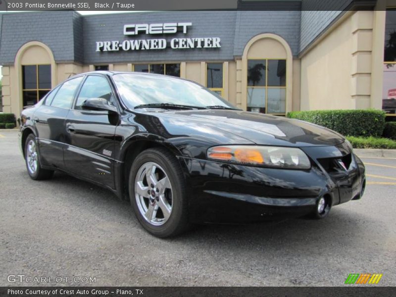 Black / Taupe 2003 Pontiac Bonneville SSEi