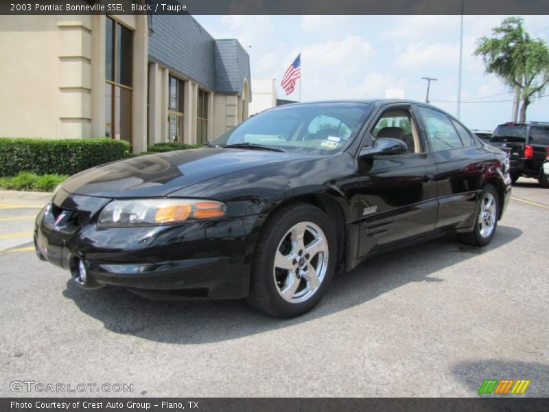 Black / Taupe 2003 Pontiac Bonneville SSEi