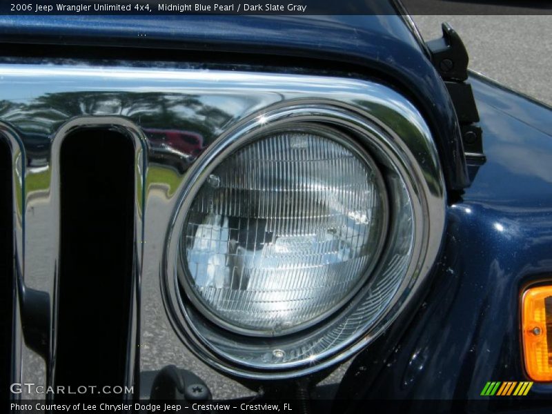 Midnight Blue Pearl / Dark Slate Gray 2006 Jeep Wrangler Unlimited 4x4
