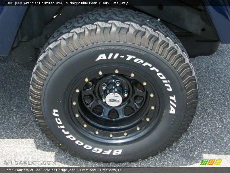 Midnight Blue Pearl / Dark Slate Gray 2006 Jeep Wrangler Unlimited 4x4