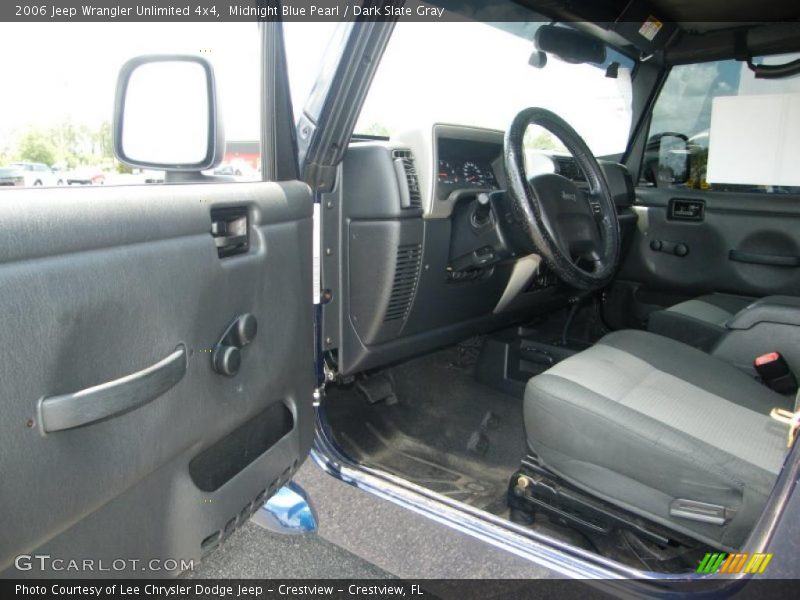 Midnight Blue Pearl / Dark Slate Gray 2006 Jeep Wrangler Unlimited 4x4