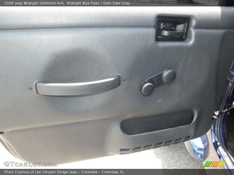 Midnight Blue Pearl / Dark Slate Gray 2006 Jeep Wrangler Unlimited 4x4