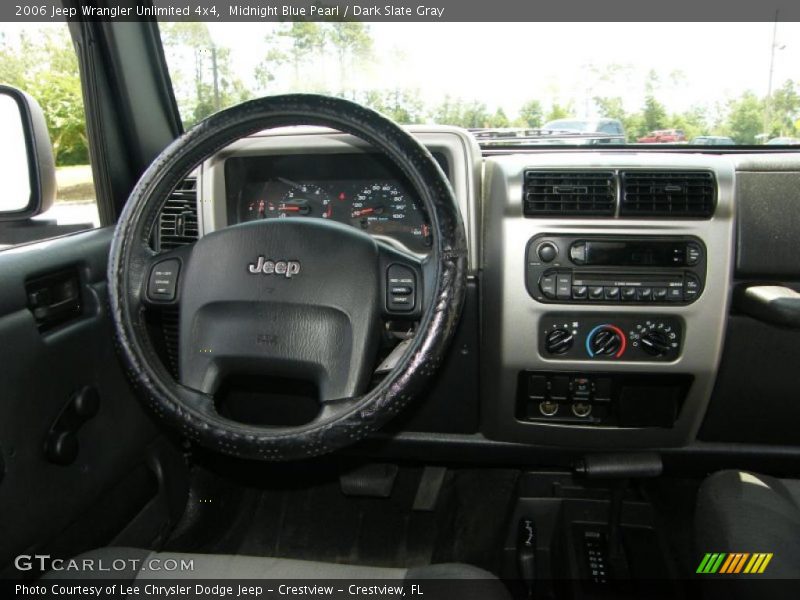 Midnight Blue Pearl / Dark Slate Gray 2006 Jeep Wrangler Unlimited 4x4