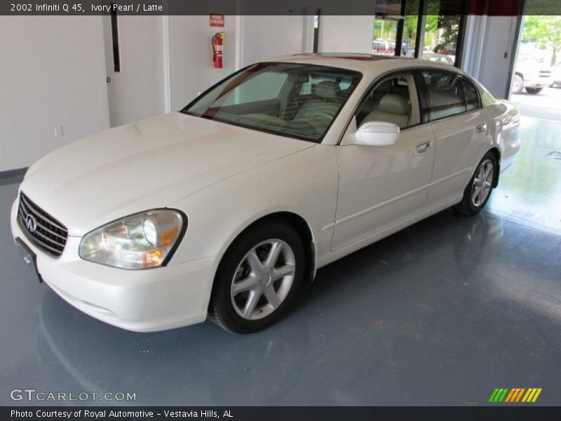 Ivory Pearl / Latte 2002 Infiniti Q 45