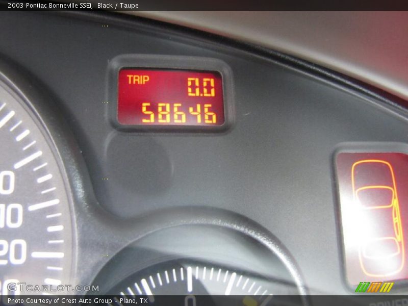 Black / Taupe 2003 Pontiac Bonneville SSEi