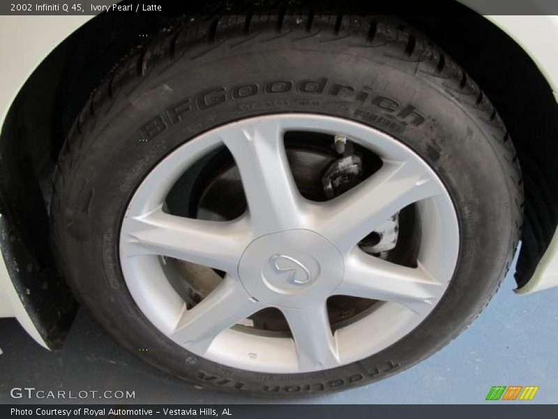 Ivory Pearl / Latte 2002 Infiniti Q 45