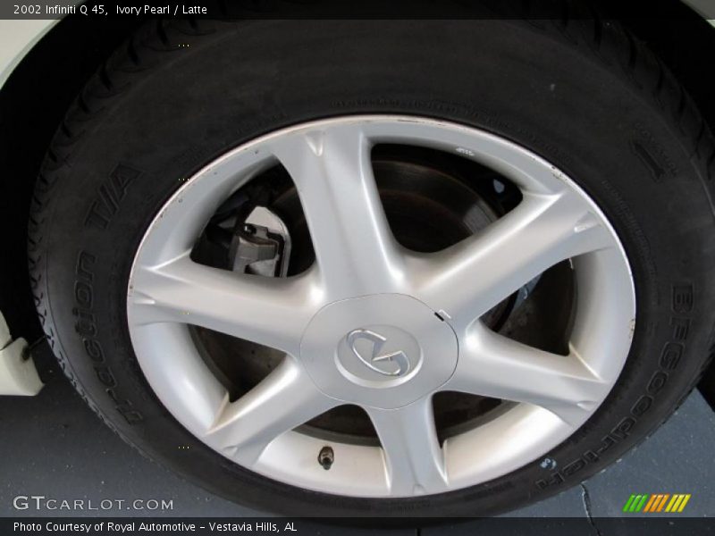 Ivory Pearl / Latte 2002 Infiniti Q 45