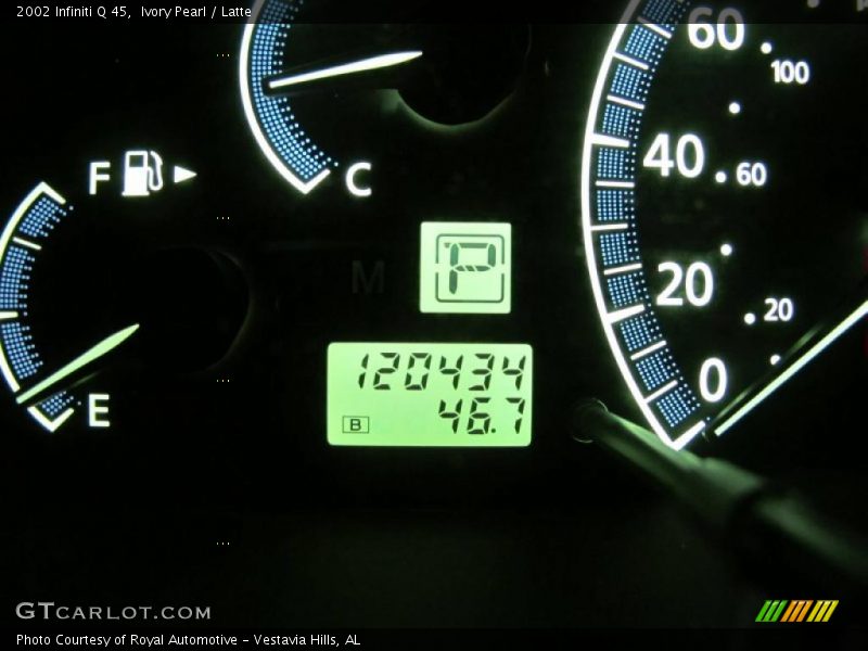 Ivory Pearl / Latte 2002 Infiniti Q 45