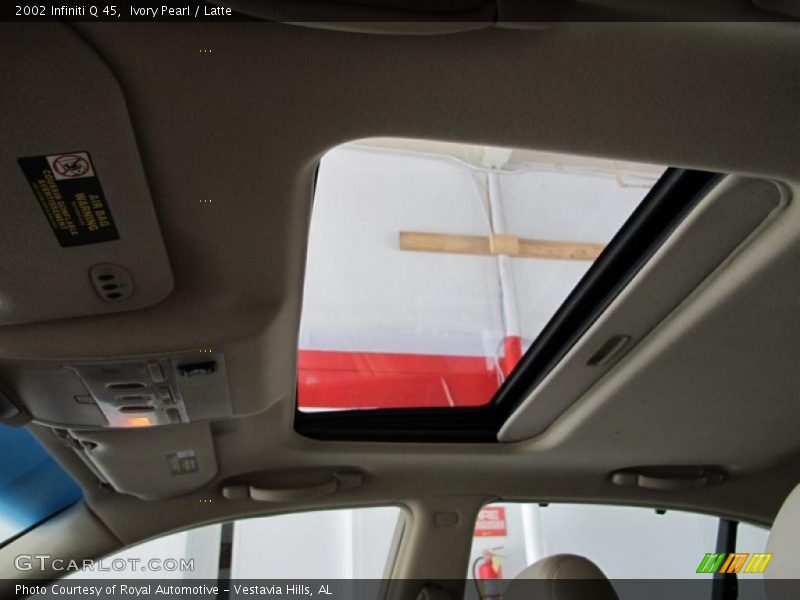 Ivory Pearl / Latte 2002 Infiniti Q 45